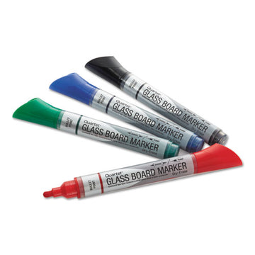Quartet® Premium Glass Board Dry Erase Marker, Broad Bullet Tip, Assorted Colors, 4-pack freeshipping - TVN Wholesale